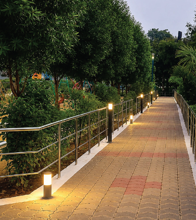 Sleek Vera Bollard - alternate view
