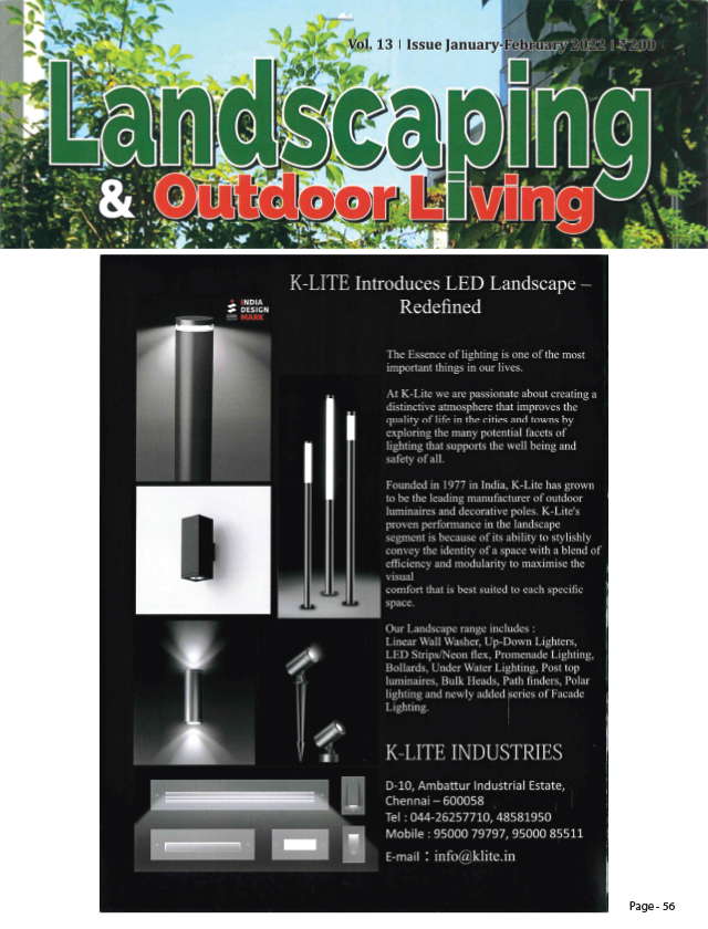 Landscaping & Outdoor Living - Jan-Feb 2022