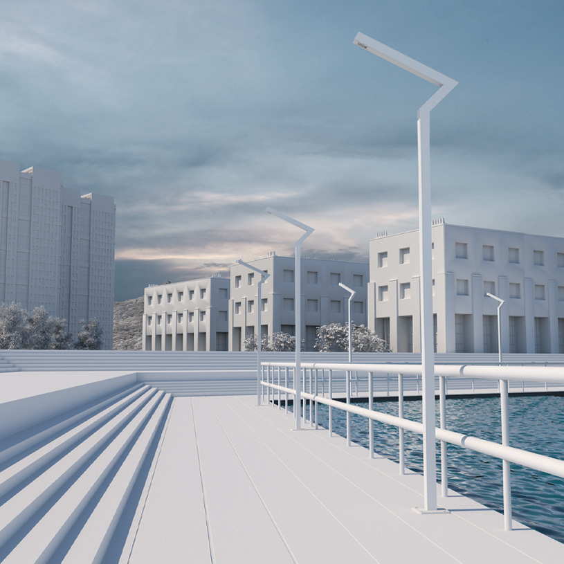 Lighting poles by K-LiTE