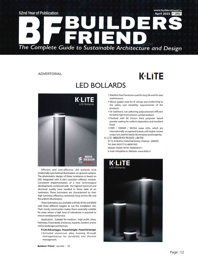 Builders Friend - April - 2025