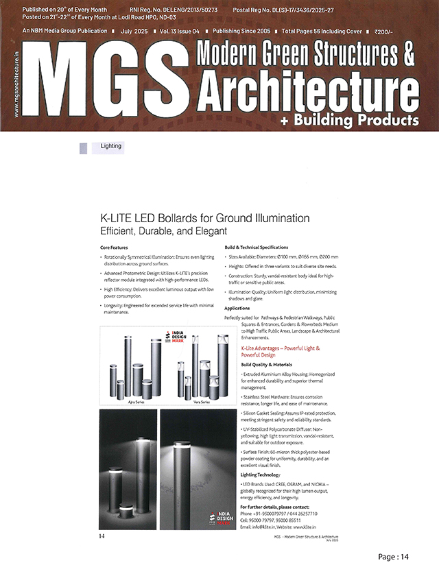 Modern Green Structures & Architecture - July - 2025