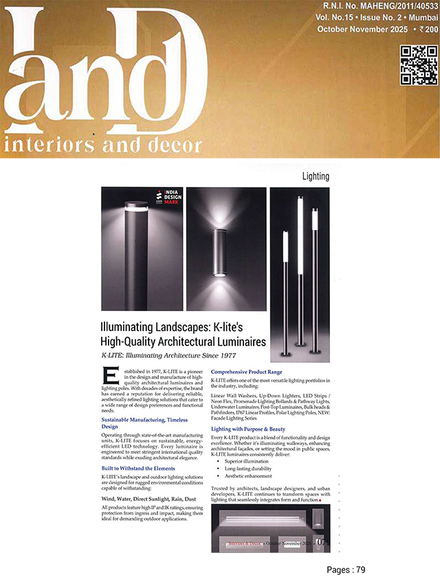 land interiors and decor - October - November - 2025